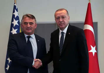 Başkan Erdoğan, Željko Komšić ile görüştü