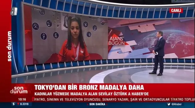 Tokyo’da bronz madalya alan Sevilay Öztürk A Haber’e konuştu: Çok mutluyum