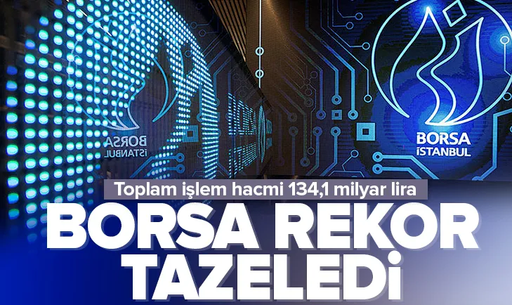 Borsa’da kapanış rekoru
