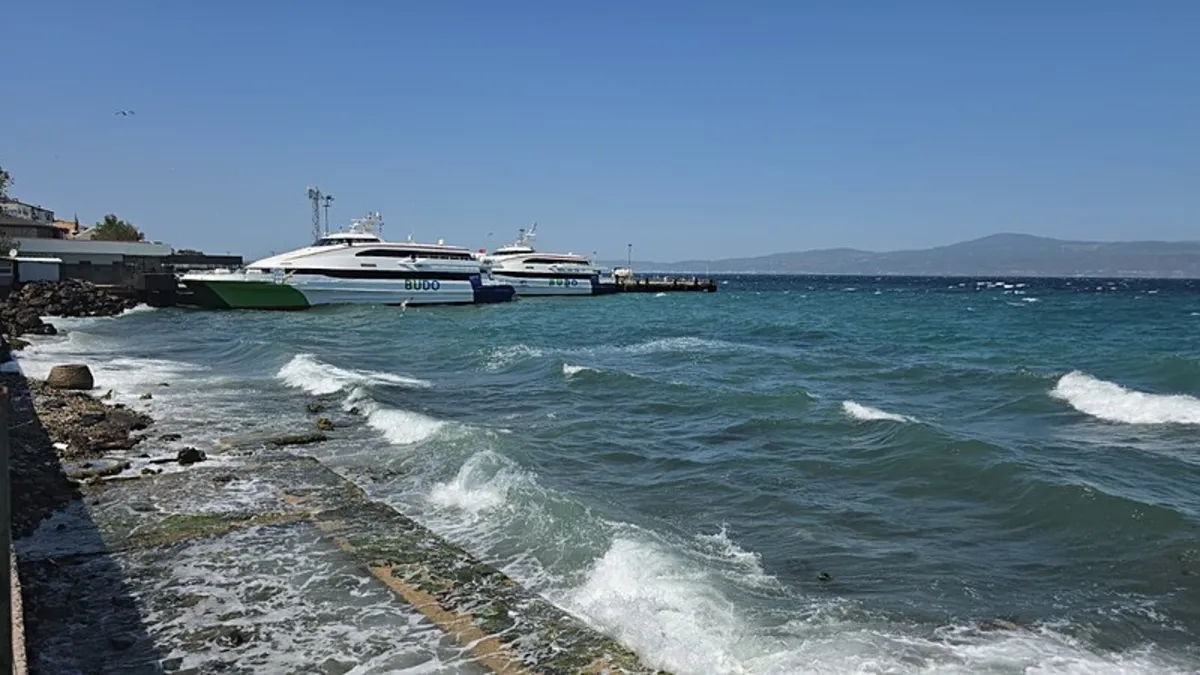 BUDO'nun 6 seferi iptal: Olumsuz hava koşulları deniz ulaşımını vurdu