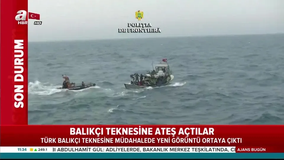 Balıkçı teknesine böyle ateş açtılar!