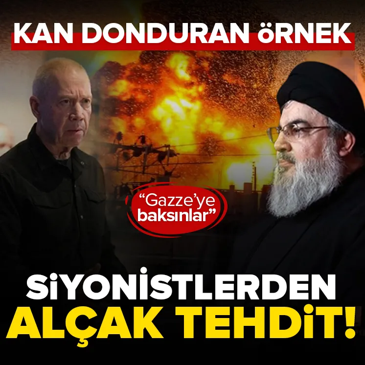 Gazze örneği kan dondurdu