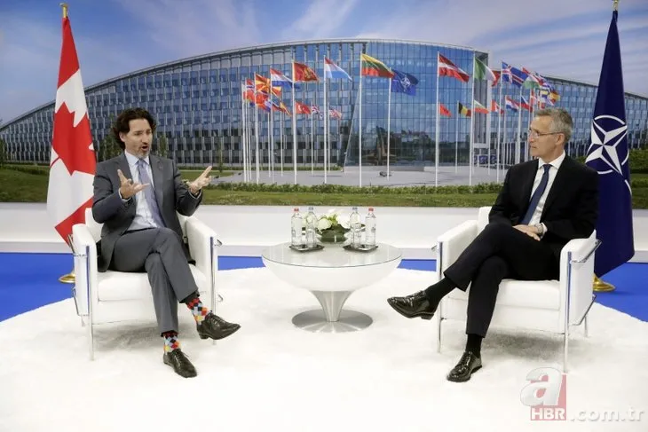 Trudeau'nun renkli çorapları NATO zirvesine damga vurdu!