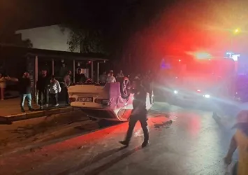 Aşırı sürat kazaya sebep oldu