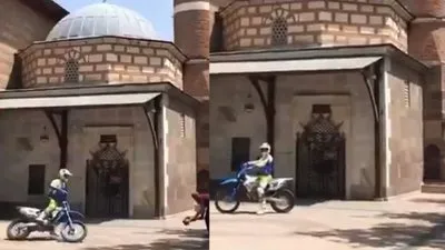 Mansur Yavaş’a Hacı Bayram-ı Veli Camii ve Türbesi önündeki drift tepkisi