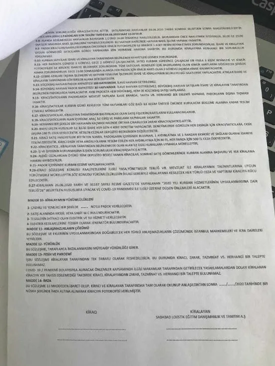 Kayaşehir Kurbanlık Satış ve Kesim Alanı’nında kasapların kaçması CHP-Saadet Partisi ittifakını ortaya çıkardı