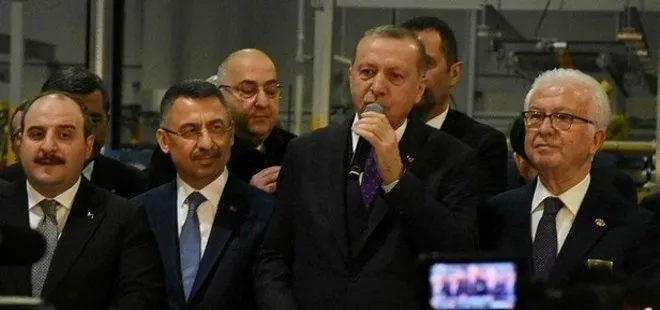 Erdoğan, Tirsan Kardan Fabrikası’nın açılışını yaptı