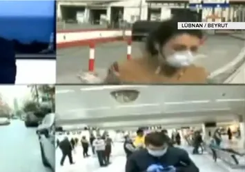 Canlı yayında bir anda yere yığıldı!