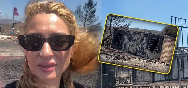 Bilge Öztürk’ün sörf okulu orman yangınında küle döndü