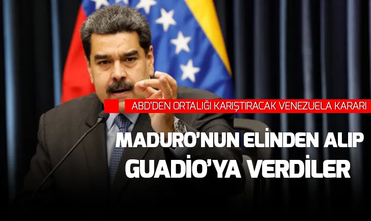 ABDden ortalığı karıştıracak Venezuela kararı