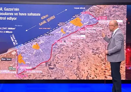 Katil İsrail'in kara katliamı planı bu gece mi? Saldırı planları ne? A Haber'de harita üzerinde anlattı: Bile isteye deşifre ettiler