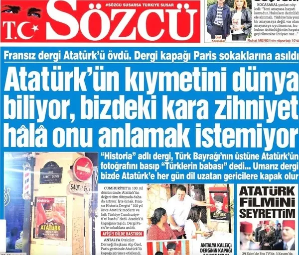 Sözcü fena rezil oldu! Fransızların Başkan Erdoğan övgüsünü sindiremediler