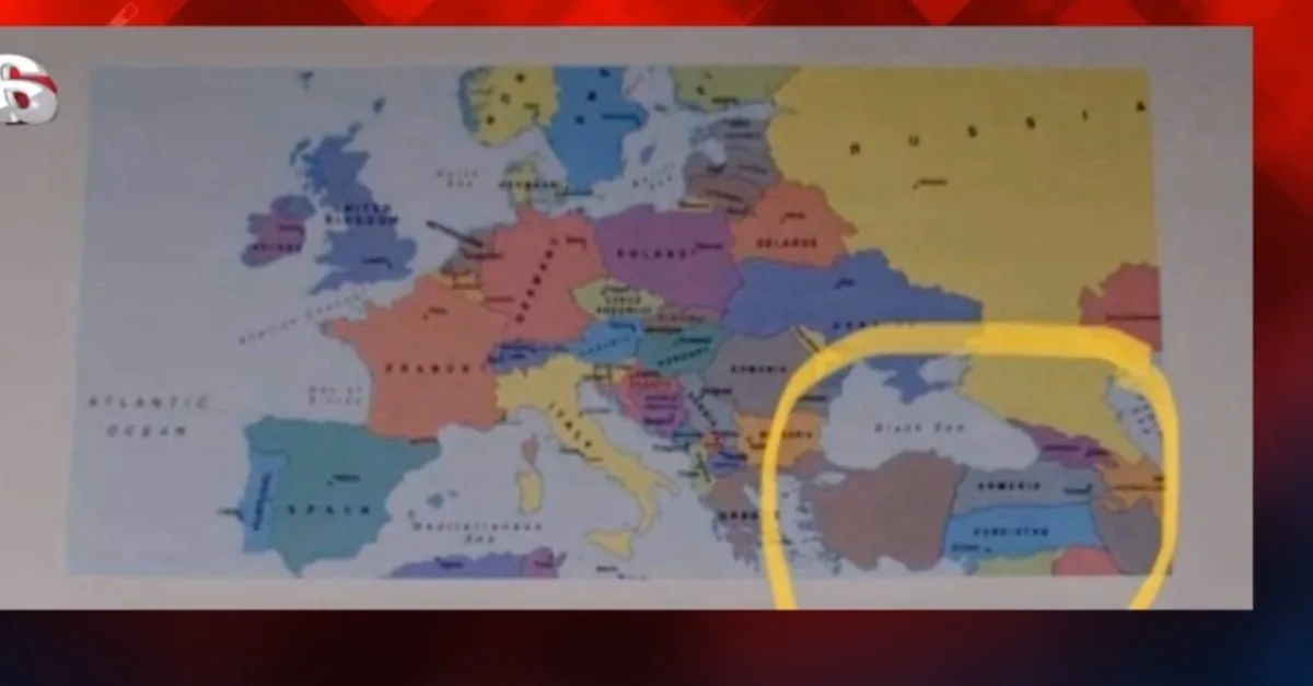 Hollanda okullarında Türkiye düşmanlığı! Kitaplarda Türkiye'yi parçalanmış gösterdiler