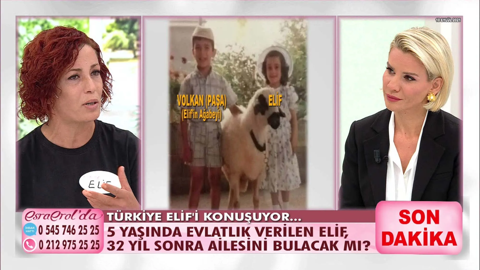 Türkiye Elif’i konuştu! 32 yıl sonra ailesini Esra Erol'da buldu