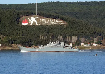 Rus Savaş gemisi Akdeniz'e indi