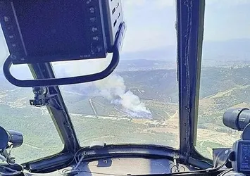 İzmir Buca'da orman yangını! Kontrol altına alındı