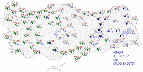 Ocak sağanakları başlıyor! Meteoroloji’den 4 bölgeye kritik uyarı! İşte 5 günlük hava durumu
