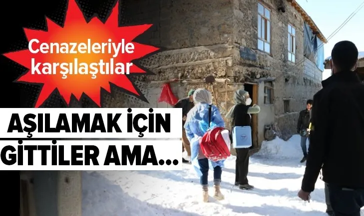 Aşı için gittiler cenazeleriyle karşılaştılar! Amasya'da üzücü olay