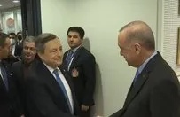 Başkan Erdoğan Draghi ile görüştü