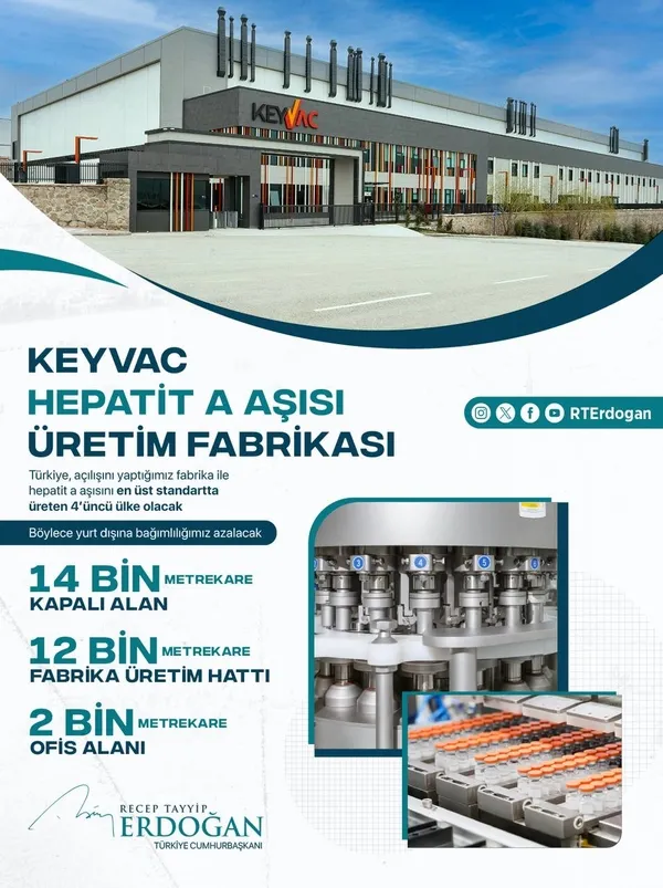 Başkan Erdoğan duyurdu! Türkiye artık aşı merkezi olacak! Hepatit-A üretimi başlayacak...