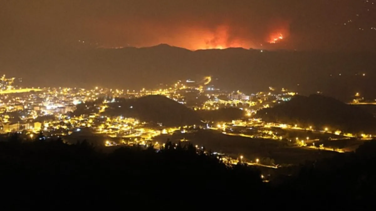 Suriye'de peş peş peşe yangınlar! Alevler Türkiye tarafına sıçradı