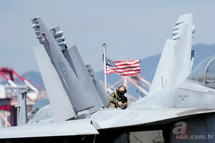 ABD 2017’den sonra bir ilke imza attı! Uçak ve savaş gemisi USS Ronald Reagan Kore Yarımadası açıklarında