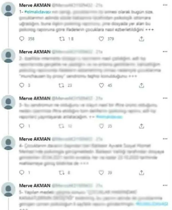 Son dakika: Elmalı davası sanığı annenin Twitter hesabı kapatıldı
