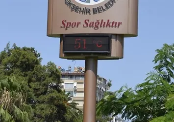 Adana'da termometreler 51 dereceyi gösterdi