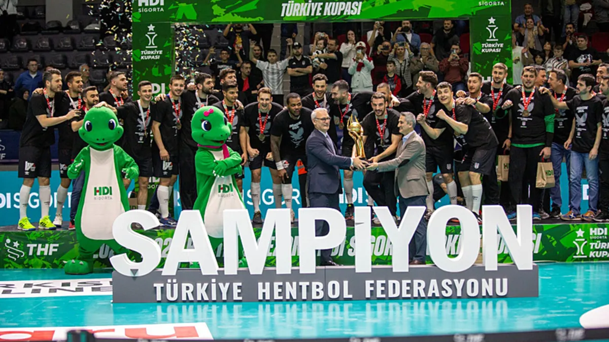 Hentbol Erkekler Türkiye Kupası'nda şampiyon Beşiktaş