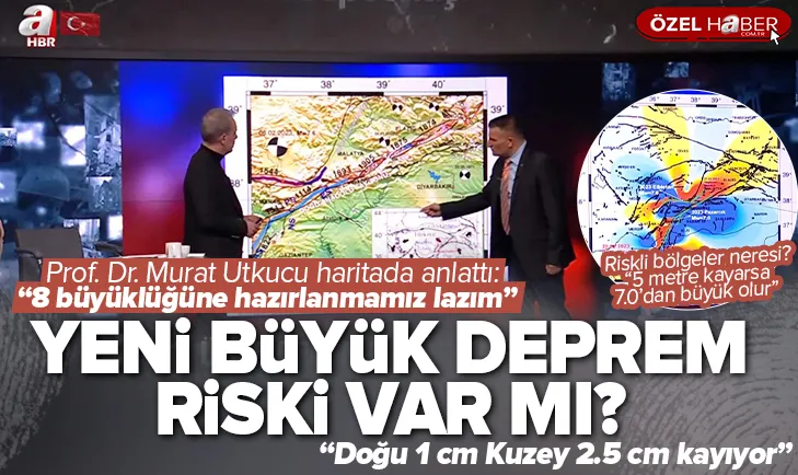 Yeni büyük deprem riski var mı? Haritada anlattı