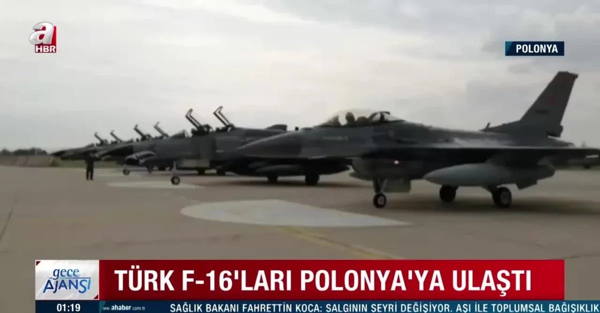 Türk F-16'ları Polonya'da! Milli Savunma Bakanlığı duyurdu