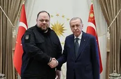 Başkan Erdoğan Stefanchuk’u kabul etti