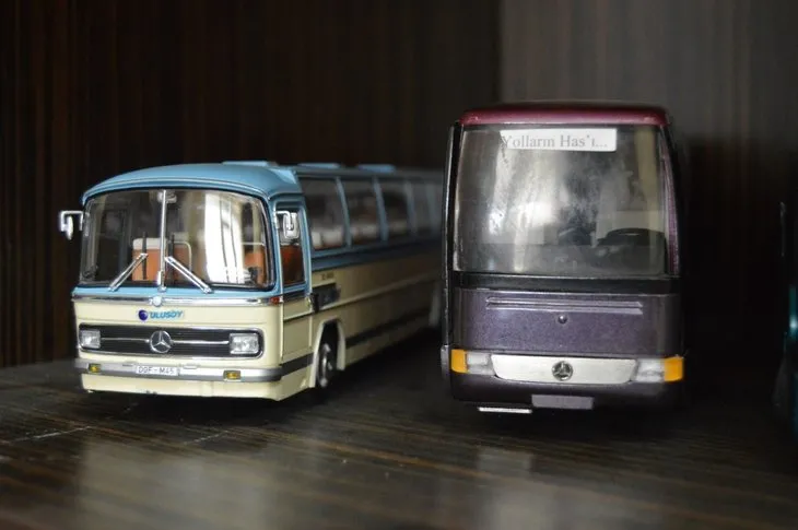 Otobüs sevdası koleksiyona dönüştü