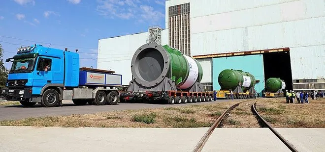 Akkuyu NGS’nin ilk ünitesi için üretilen reaktör basınç kabı Türkiye’ye gönderildi