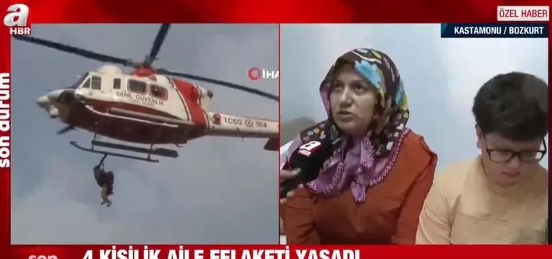 4 kişilik aile felaketi yaşadı | Kastamonu'da selden kurtarılan Yüksel Ailesi o anları anlattı