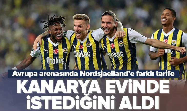 Fenerbahçe’de Nordsjaelland’e farklı tarife