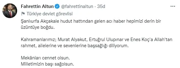 Son dakika: Akçakale Şanlıurfa hudut hattında 3 Mehmetçik şehit oldu