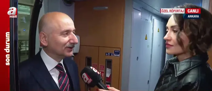 Ankara - Sivas hızlı treni ilk seferi için başkentten hareket etti! Ulaştırma ve Altyapı Bakanı Adil Karaismailoğlu'ndan A Haber'e özel açıklamalar - 5