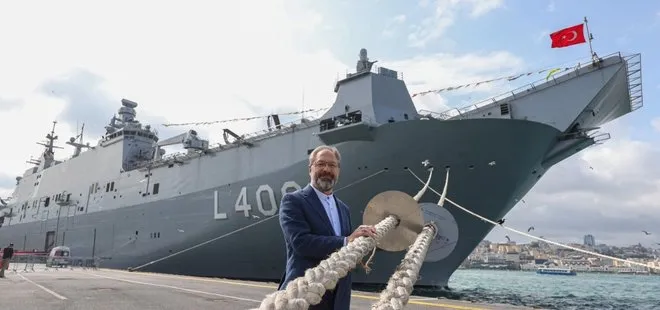 Diyanet İşleri Başkanı Ali Erbaş TCG Anadolu gemisini ziyaret etti