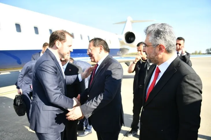 Bakan Berat Albayrak'a Samsun'da sevgi seli