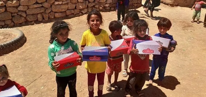 Barış Pınarı bölgesinde bayram sevinci! Mehmetçik'ten çocuklara bayram hediyesi...