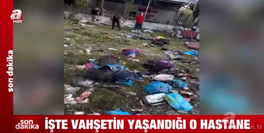 İşte KATİL İSRAİL'İN vurduğu vahşetin yaşandığı O HASTANE! Patlamanın şiddeti gün ağarınca ortaya çıktı 8