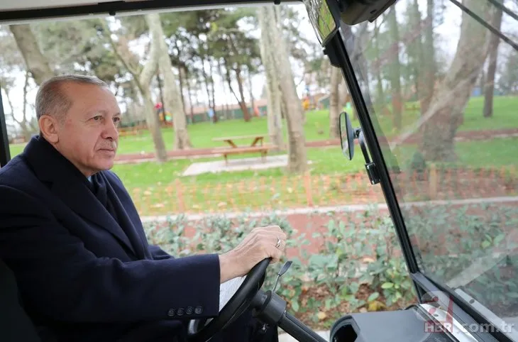 Başkan Erdoğan Esenler'de 15 Temmuz Millet Bahçesi'ni gezdi