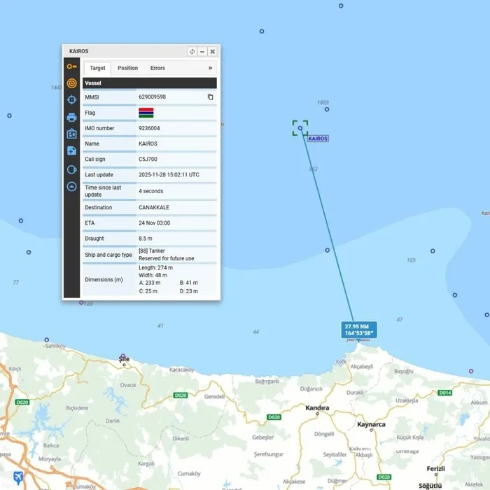 Karadeniz açıklarında korku dolu anlar: KARIOS adlı tanker patladı