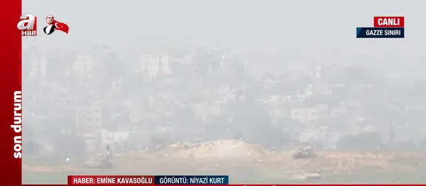 Katil İsrail’in Gazze katliamında 23. gün! A Haber sıcak bölgede