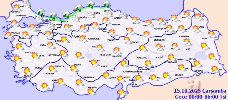 İstanbullular hazır olun! Meteoroloji'den sağanak alarmı: Saat saat belli oldu! Şemsiye ve botsuz çıkmayın 13