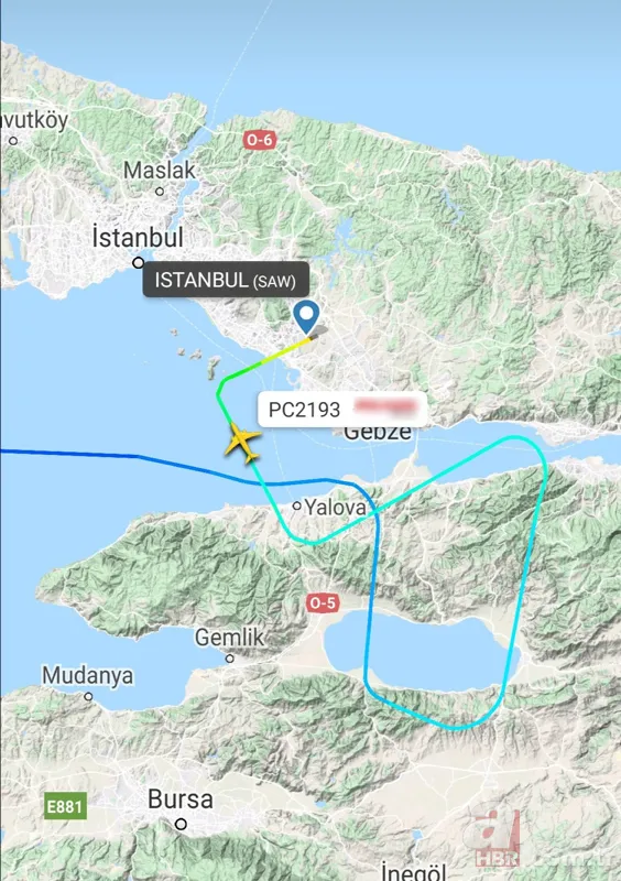 Pistten çıkan Pegasus uçağının radar görüntüleri ortaya çıktı 4