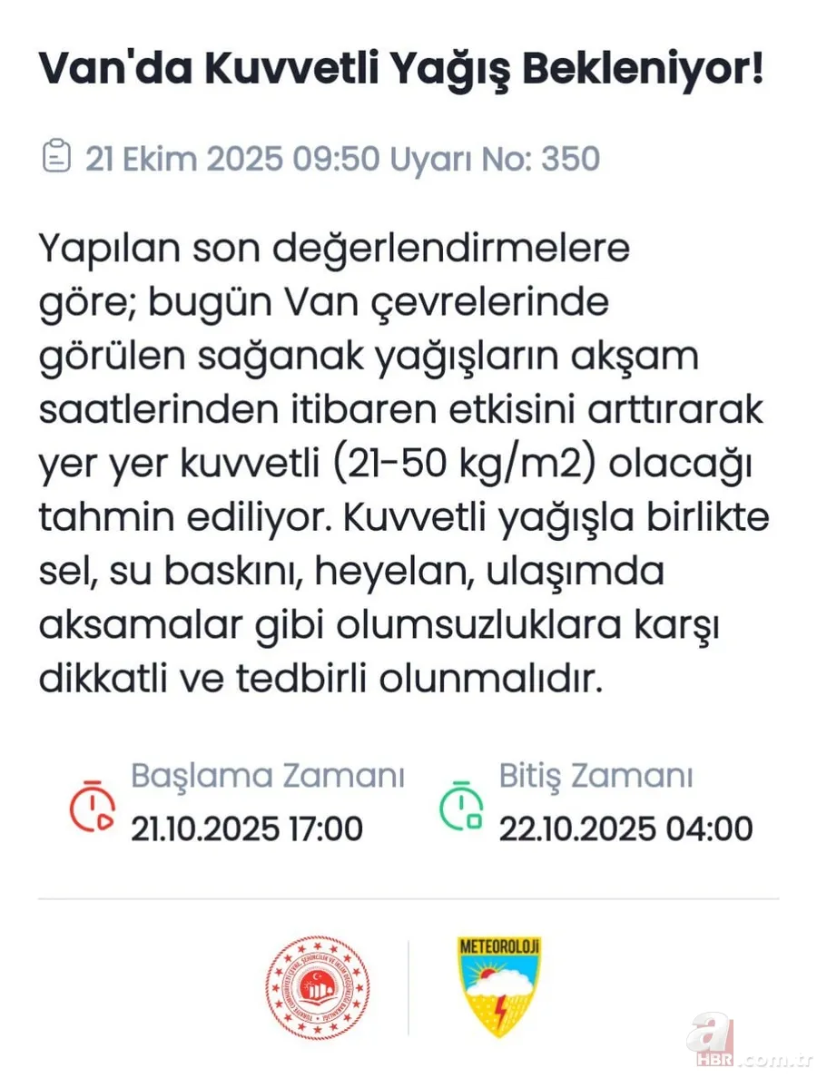 Yağmur, sis, kar hepsi geliyor! Meteoroloji’den kuvvetli sağanak uyarısı: 9 il için sarı kod, sıcaklıklar düşüşte! 6