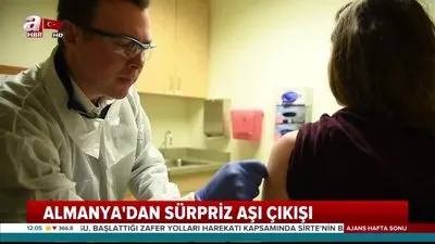 Almanya korona aşı için tarih verdi