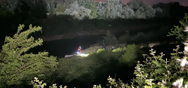 Sakarya Nehri’nde gece yarısı gizemli kayıp: Çırpınışları gördüler